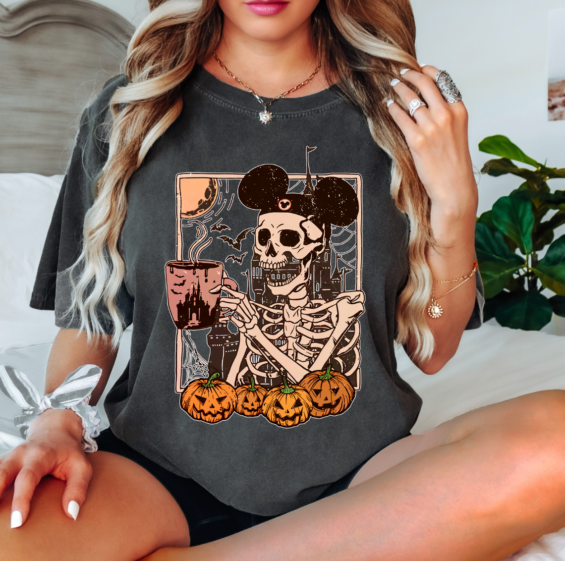 Skelly Mouse Oversize Tee