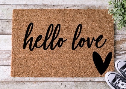 Hello Love Doormat