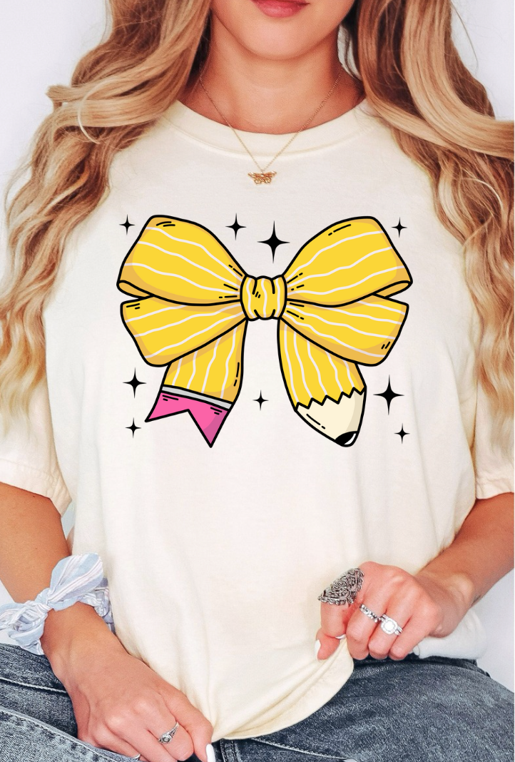 Pencil Coquette Tee