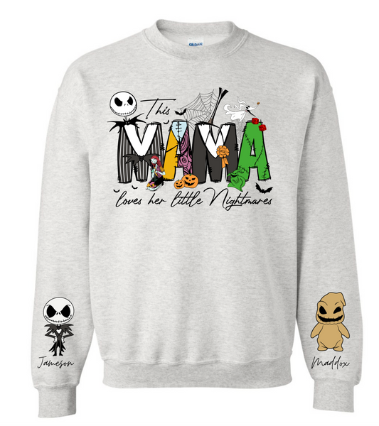 Nightmare Before Christmas Custom Crewneck