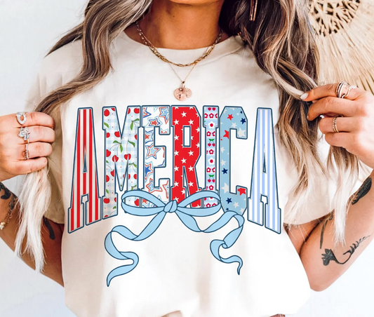 America Logo Tee