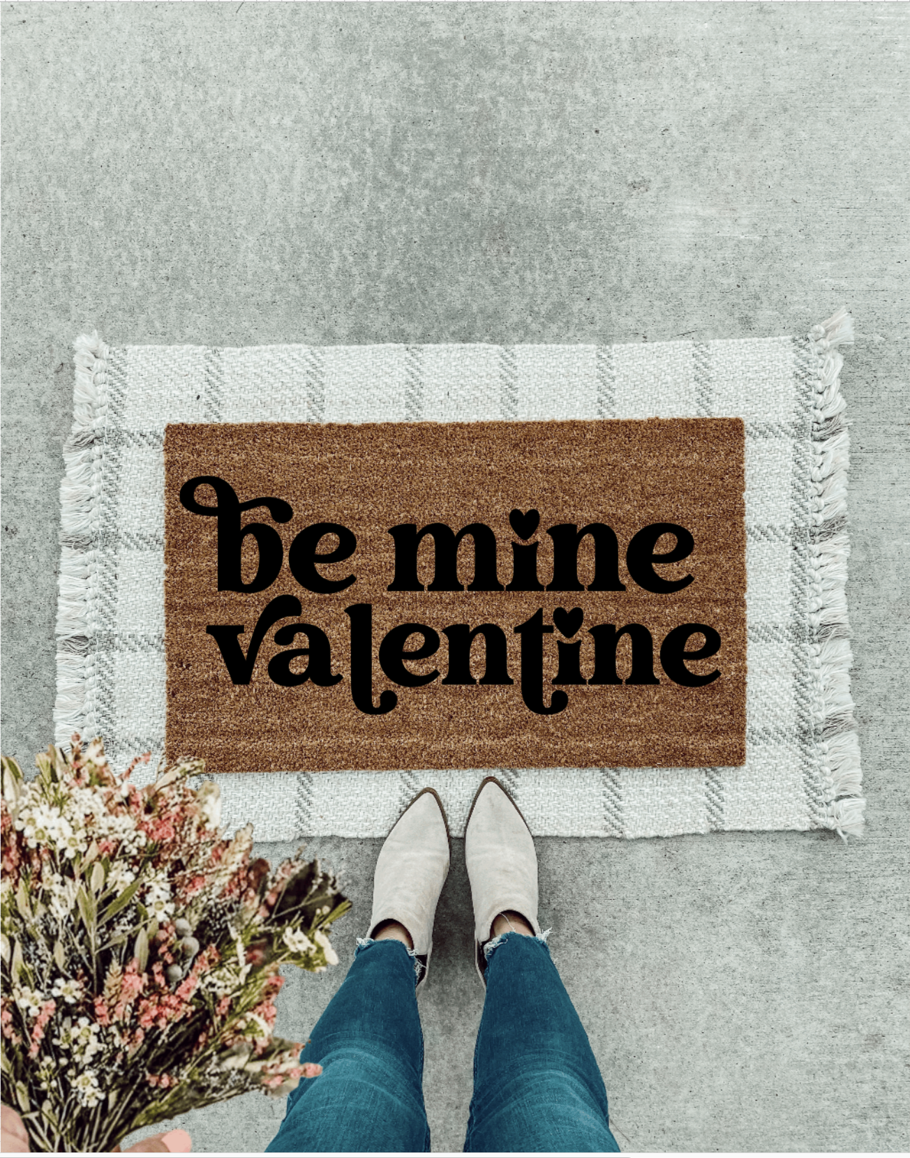 Be Mine Valentine Doormat