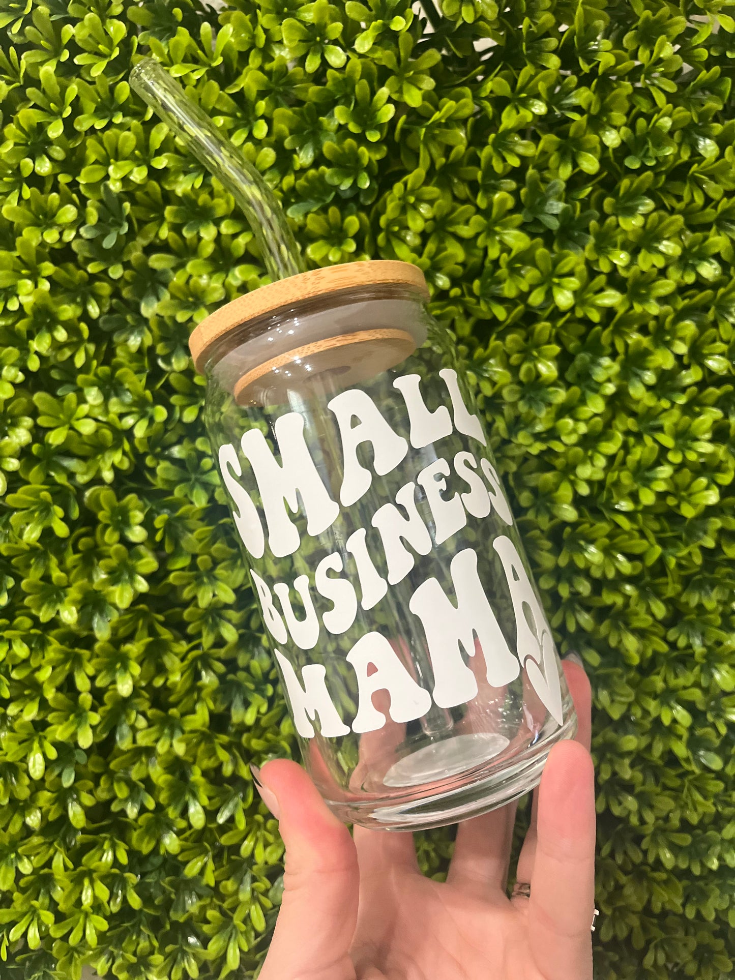 Small Business Mama Glass Cup